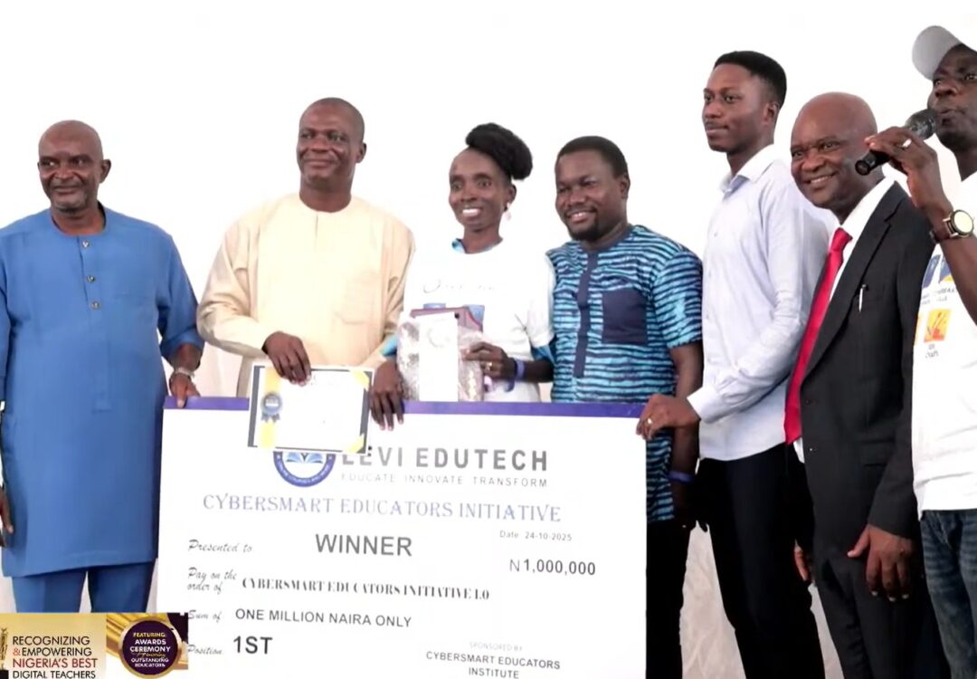 Celebrating Excellence: Esther Ekanem, Oluwaseun Oluwasanya, and David Ipaye Shine at the Cybersmart Educators Initiative 1.0 Grand Finale